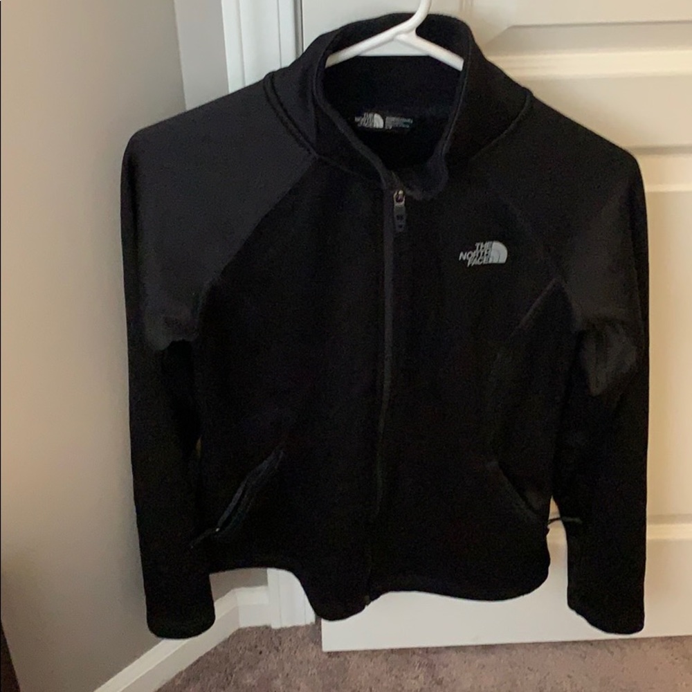 North Face black zip up